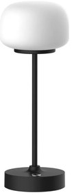 Lampada da tavolo LED dimmerabile con funzione Touch RIMINI LED/2W/5V USB 2000 mAh nero/bianco