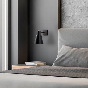 Lampada da parete in nero e oro ø 14 cm Funnel - Opviq lights