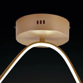 Plafoniera LED Valeria IP20 cct da bianco caldo a bianco freddo con regolazione di temperatura NOVECENTO