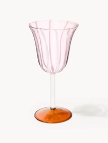 Set di 2 bicchieri da vino fatti a mano in vetro borosilicato Eve