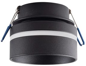 Kanlux 29237 - Lampada da incasso GOVIK GU10/10W nero