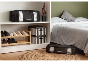 Contenitore nero sotto il letto XXL Black Edition 3D, 145 l - Compactor