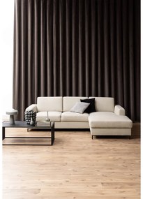 Tavolino nero con piano in vetro 60x120 cm Strington - Actona