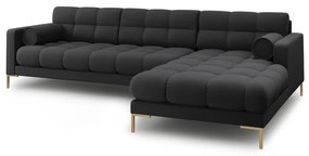 Divano angolare grigio scuro (angolo destro) Bali - Cosmopolitan Design