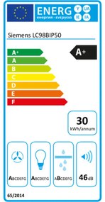 Cappa Classica Siemens AG 233319 90 cm 790 m³/h 160W A+ Acciaio