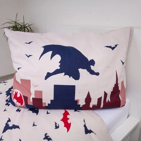 Set copripiumino e federa da bambini in cotone per letto singolo 140x200 cm Batman "Gotham's Knight" – Jerry Fabrics