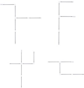 Sistema di illuminazione su binario moderno con 5 faretti beige e oro monofase - Iconic Kohua