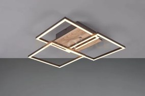 Mobile plafoniera led 27w 3200lm, 2700 - 6000k con 3 quadrati metal...