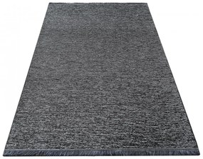 Tappeto moderno semplice di colore grigio Larghezza: 80 cm | Lunghezza: 300 cm