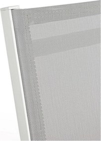 Sedia da esterno bianca in metallo Elin – Bizzotto