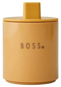 Tazza Boss per bambini giallo senape Mini - Design Letters