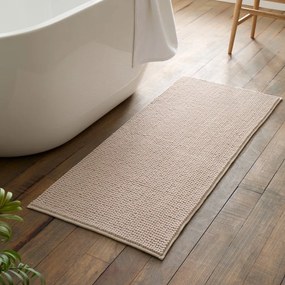 Tappetino per il bagno beige 50x120 cm Bobble – Catherine Lansfield