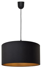 Lampadario su corda ALBA 1xE27/15W/230V d. 40 cm nero/oro
