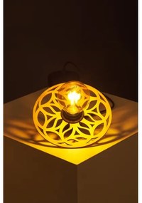 Lampadario a sospensione con filo FALCO 1xE27/60W/230V diametro 20 cm beige