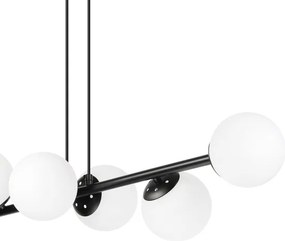 Brilagi - Lampadario sospeso MALONY 6xE14/20W/230V nero