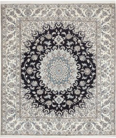 Nain Tappeto persiano 290 x 250 Blu (Iran) Annodato A Mano