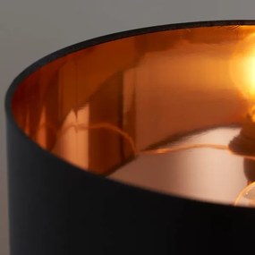 Endon 61149 - Lampada da tavolo WALDORF 1xE27/10W/230V rame/nero