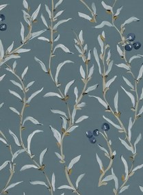 Coordonne Carta da parati Wild Blackthorn - Sapphire