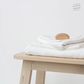 Asciugamano di lino bianco 125x75 cm White - Linen Tales