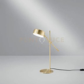 Lampada da tavolo eiffel orientabile oro 1 luce attacco e14 42x16x5...
