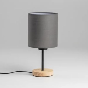 Brilagi - Lampada da tavolo NUBILA WOOD 1xE27/25W/230V quercia/antracite