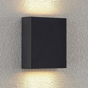 Lindby Ugar applique LED esterni, 13 cm up/down
