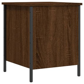 Panca portaoggetti rovere marrone 40x42,5x50 legno multistrato