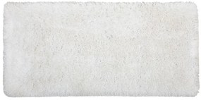 Tappeto shaggy rettangolare bianco 80 x 150 cm CIDE Beliani