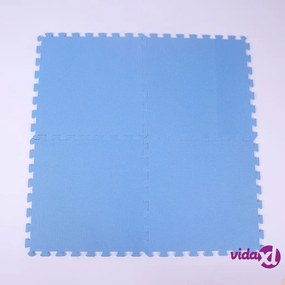 Pool Improve Protezioni Pavimento Piscina Blu 50x50 cm 8 pz