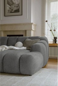 Divano angolare grigio (con penisola a destra/con chaise lounge) Shell – Miuform