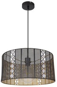 Globo 15450H - Lampadario a sospensione con filo ABINY 1xE27/60W/230V oro/nero