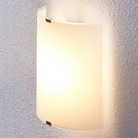 Lindby Helmi - lampada LED da parete in vetro