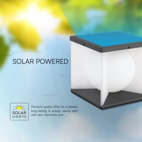 Applique a LED solare LED/3W/3,7V IP65 3000K