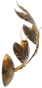 Lampada da parete vintage oro antico - Linden