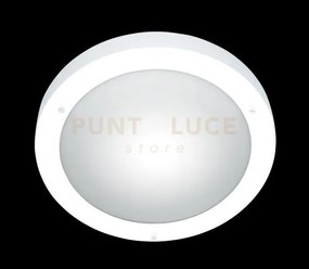 Condus plafoniera da bagno tonda bianca + vetro d.32cm attacco e27 ...