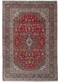 Kashan Tappeto persiano 360 x 250 Rosso (Iran) Annodato A Mano