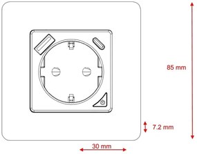Immax NEO 07801L - Presa smart 16A/230V + USB-A + USB-C Tuya SCHUKO