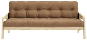 Divano letto marrone 204 cm Grab - Karup Design