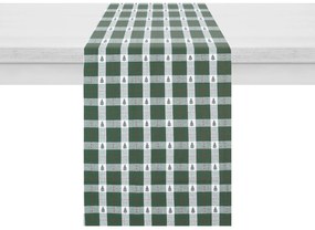 Runner natalizio 50x140 cm Alberi cotone