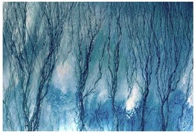 Carta da parati Alghe blu 104x70 cm