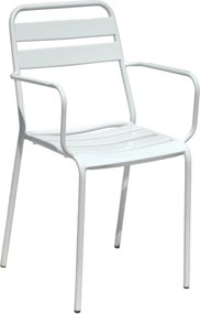 ROMANUS - set tavolo in metallo cm 70 x 70 x 72 h con 2 poltrone Romanus