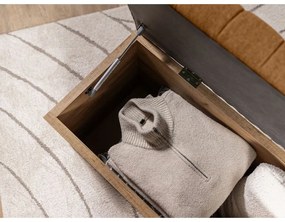 Panca in colore arancione e naturale Oceane - Bobochic Paris