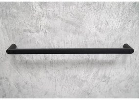 Deante ADR_N621 - Portasciugamani da parete rotondo 62,8 cm, nero