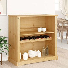 Cantinetta per vini corona 107,5x51x105,5cm legno massello pino
