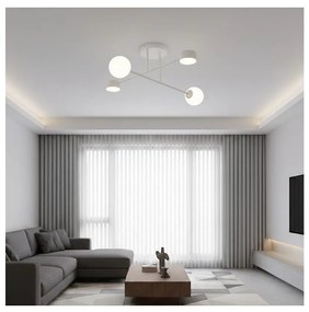 Lampadario a plafone HOLON 2xG9/8W/230V + 2xGX53/12W bianco