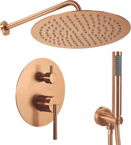 Set doccia da incasso Rea Argon Brush Copper  + BOX