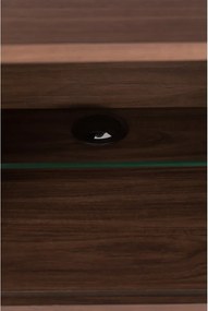 Cassettiera marrone con ante scorrevoli Barbier - Zuiver