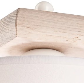 Lampada da parete 1xE27/60W/230V rovere