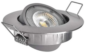 Lampada LED da incasso EXCLUSIVE 1xLED/5W/230V 4000 K argento