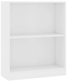 Libreria Bianca 60x24x76 cm in Legno Multistrato